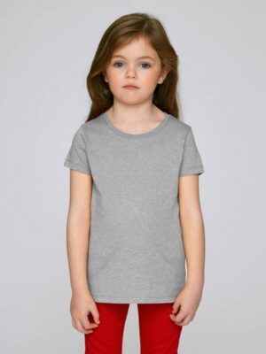 T-shirt bambina grigia